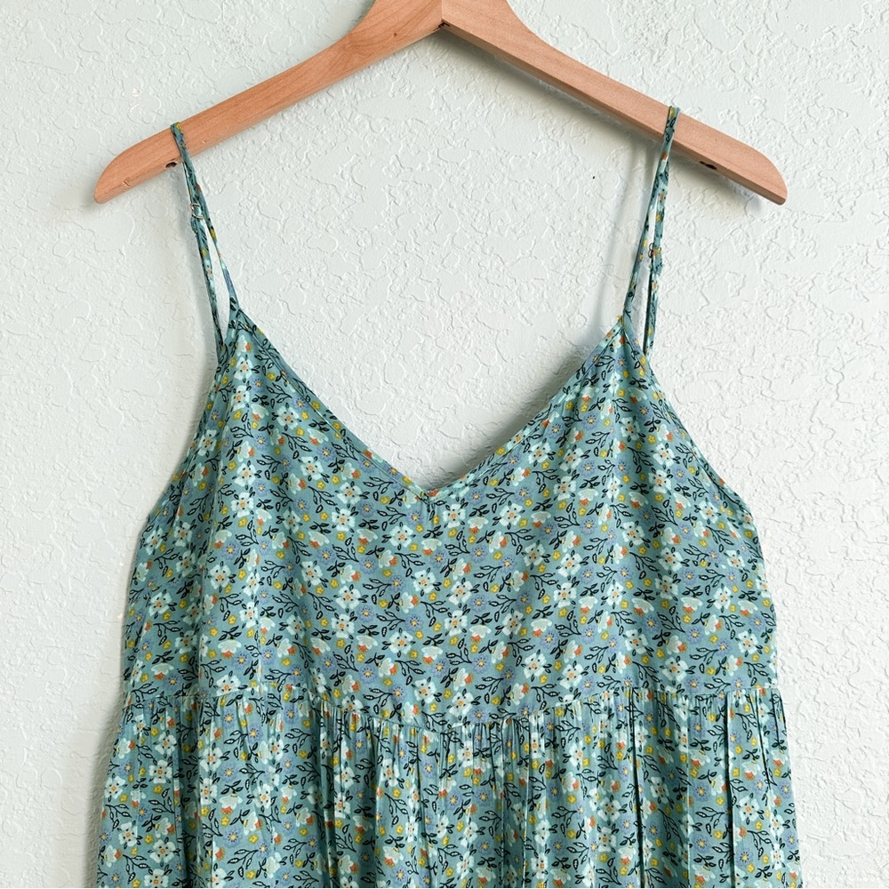 NATURAL LIFE Light Blue Floral Maxi Jumpsuit Romper - Picture 2 of 10